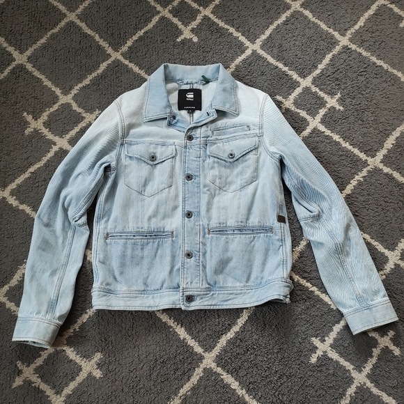 G-Star Raw D-Staq Denim Jacket Size Medium - Picture 5 of 14